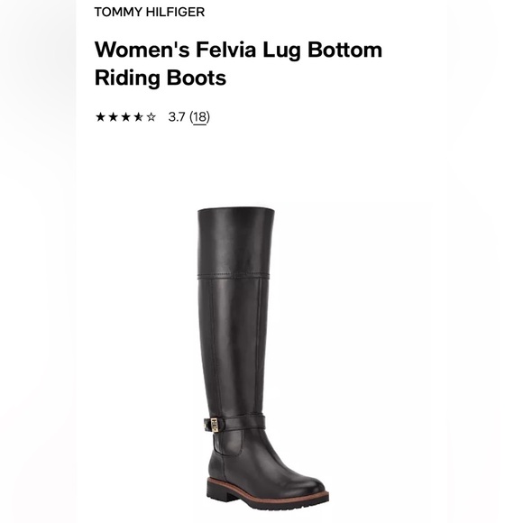 Tommy Hilfiger brown tall ridging boot - Picture 6 of 7